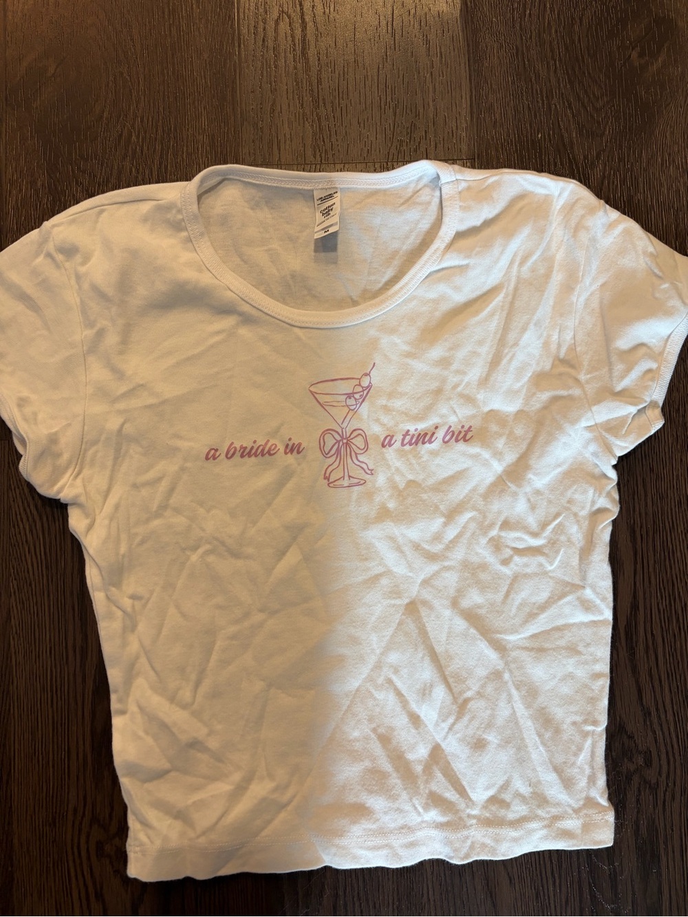 Bridal Baby Tee - Size Medium